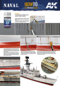 AK Interactive Streaking Grime For Light Grey Ships 35ml Ship Series AK305 - Hobby Heaven