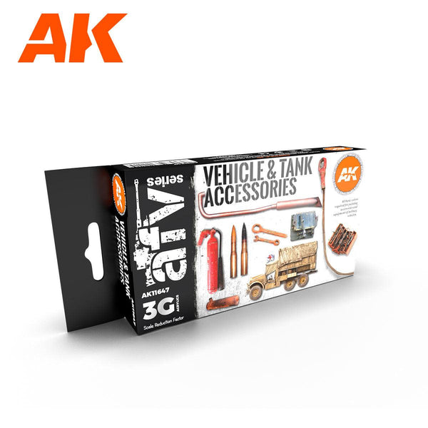 AK Interactive Tank Accesories 3G Paints Set AFV AK11647 - Hobby Heaven