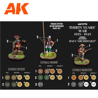 Ak Interactive Thirty Years War Signature Set And Figures 3g AK11776 - Hobby Heaven