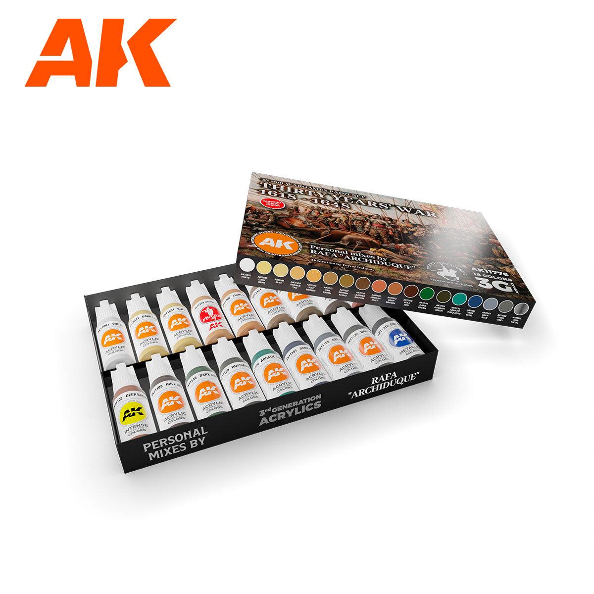 Ak Interactive Thirty Years War Signature Set And Figures 3g AK11776 - Hobby Heaven