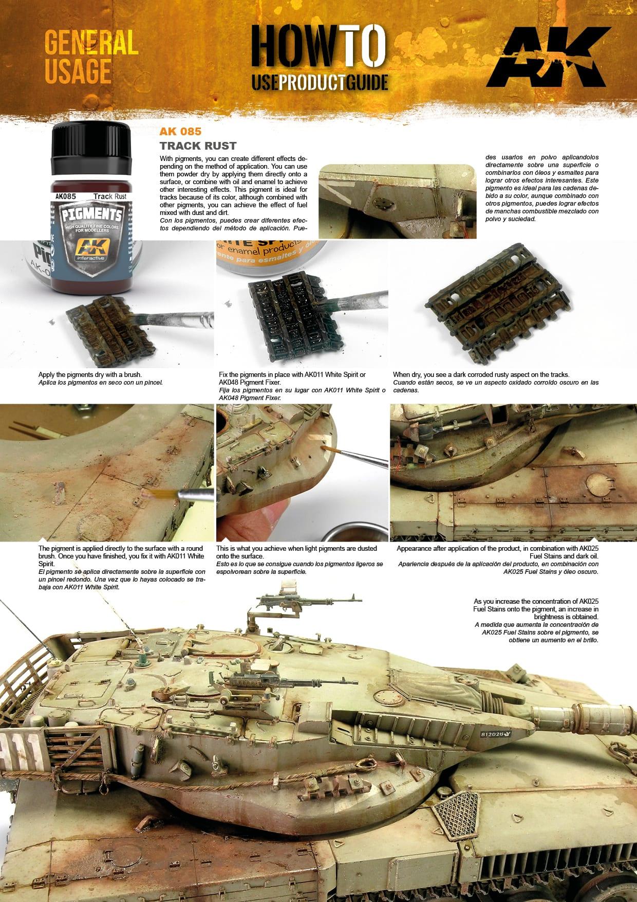 AK Interactive Track Rust Pigment 35ml AK085 - Hobby Heaven