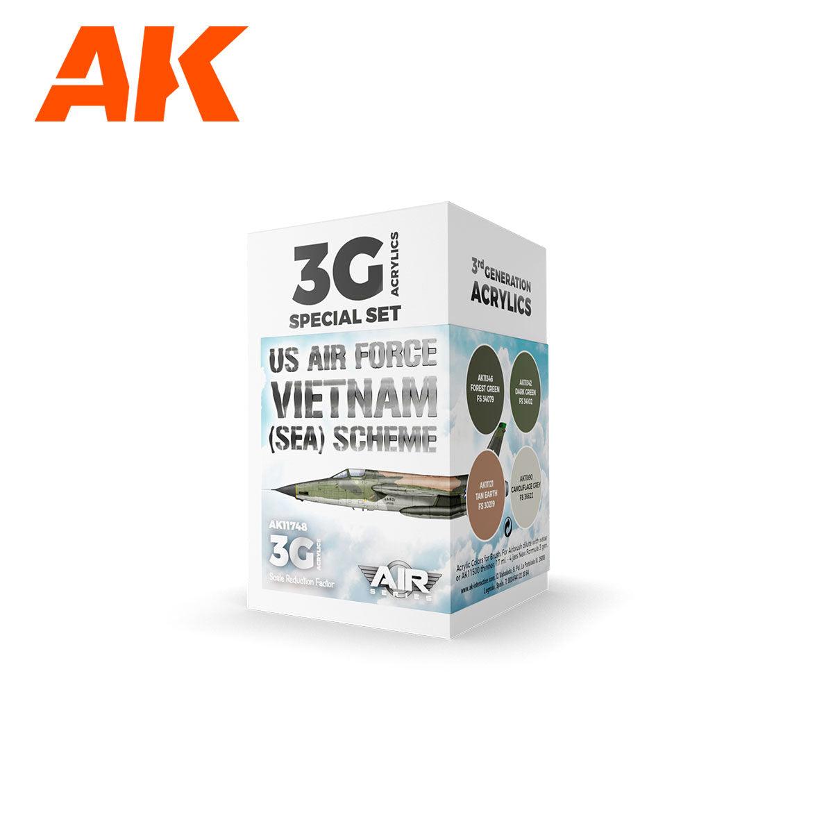AK Interactive US Air Force South East Asia (SEA) Scheme SET 3G AK11748 - Hobby Heaven