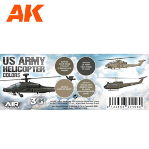 AK Interactive US Army Helicopter Colors SET 3G AK11750 - Hobby Heaven