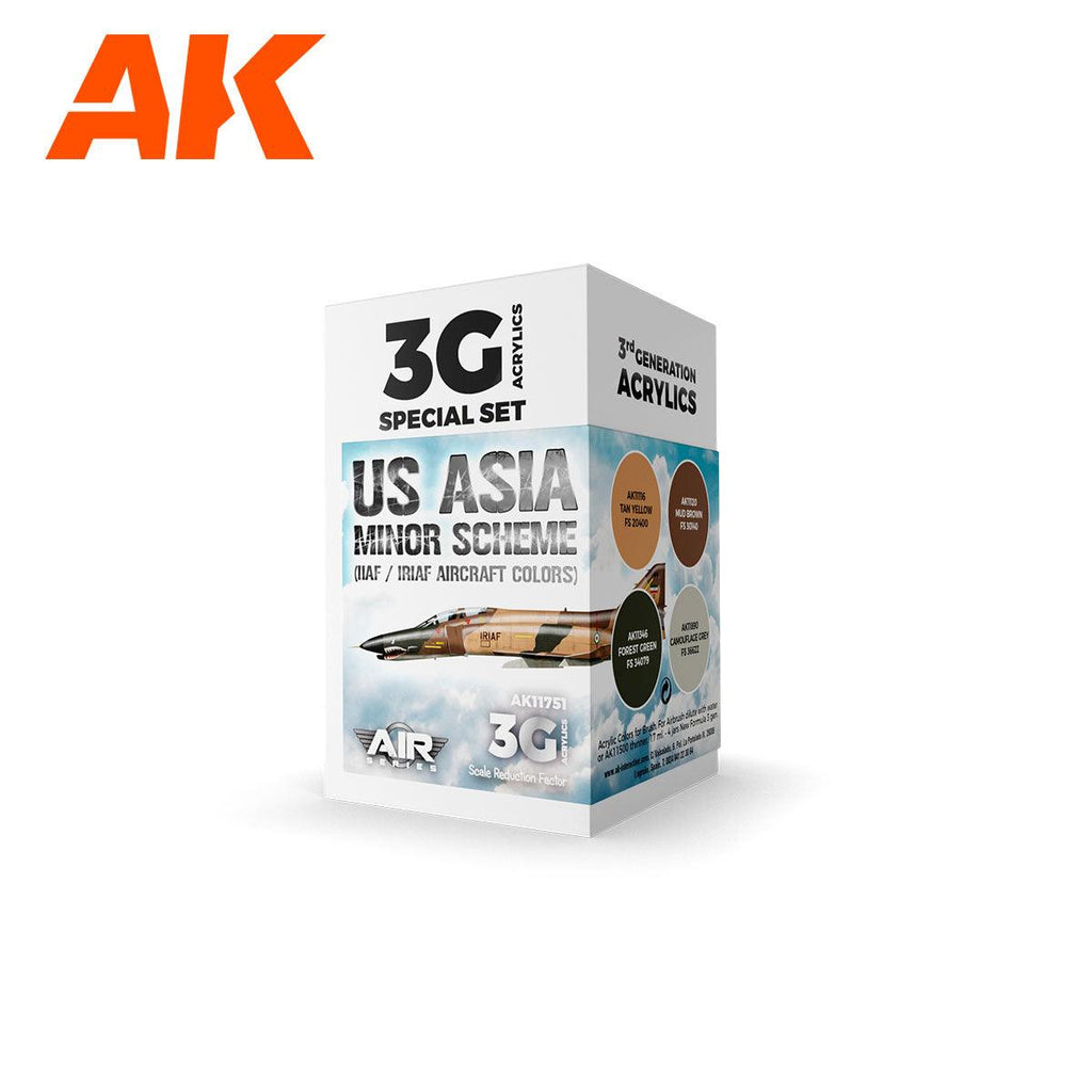 AK Interactive US Asia Minor Scheme (IIAF/IRIAF Aircraft) SET 3G AK11751 - Hobby Heaven