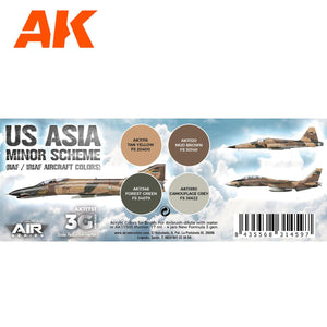 AK Interactive US Asia Minor Scheme (IIAF/IRIAF Aircraft) SET 3G AK11751 - Hobby Heaven