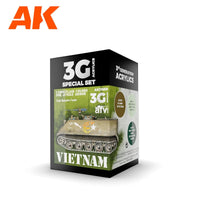 AK Interactive Vietnam Colors 3G Paints Set AFV AK11659 - Hobby Heaven