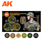 Ak Interactive Waffen Spring-Summer Camouflage 3g Figure Paint Set AK11626 - Hobby Heaven