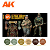 AK Interactive Wwii German Italian Camouflage Paints Set AFV AK11681 - Hobby Heaven