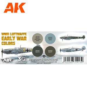 AK Interactive WWII Luftwaffe Early War Colors SET 3G AK11716 - Hobby Heaven