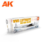 AK Interactive WWII Luftwaffe Mid-War Colors SET 3G AK11717 - Hobby Heaven