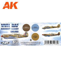 AK Interactive WWII RAF Aircraft Desert Colors SET 3G AK11726 - Hobby Heaven

