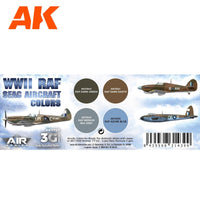 AK Interactive WWII RAF SEAC Aircraft Colors SET 3G AK11727 - Hobby Heaven