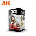 AK Interactive WWII US Uniform Colors 3g Air Paint Set AK11691 - Hobby Heaven