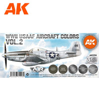 AK Interactive WWII USAAF Aircraft Colors Vol.2 SET 3G AK11733 - Hobby Heaven