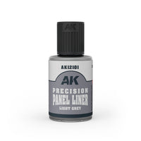 AK Interactive Paneliner 30ml | Precision Enamel Washes Range (AK12101–AK12107)
