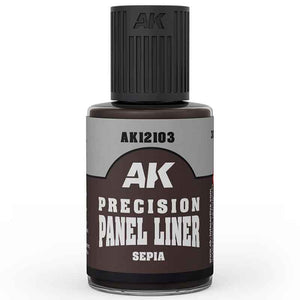 AK Interactive Paneliner 30ml | Precision Enamel Washes Range (AK12101–AK12107)