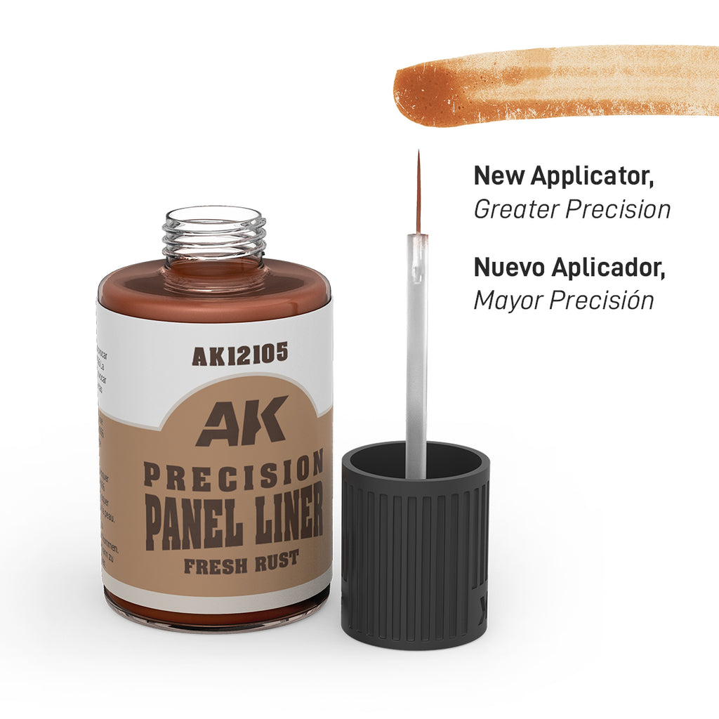 AK Interactive Paneliner 30ml | Precision Enamel Washes Range (AK12101–AK12107)