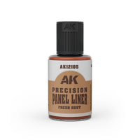 AK Interactive Paneliner 30ml | Precision Enamel Washes Range (AK12101–AK12107)

