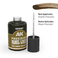 AK Interactive Paneliner 30ml | Precision Enamel Washes Range (AK12101–AK12107)
