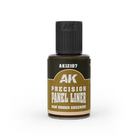 AK Interactive Paneliner 30ml | Precision Enamel Washes Range (AK12101–AK12107)
