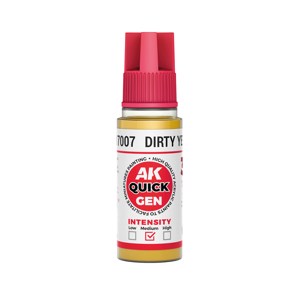 AK Interactive Quickgen Speed Paint | One-Coat Acrylics | 80+ Colours | Auto-Shading Matte Miniature Paints