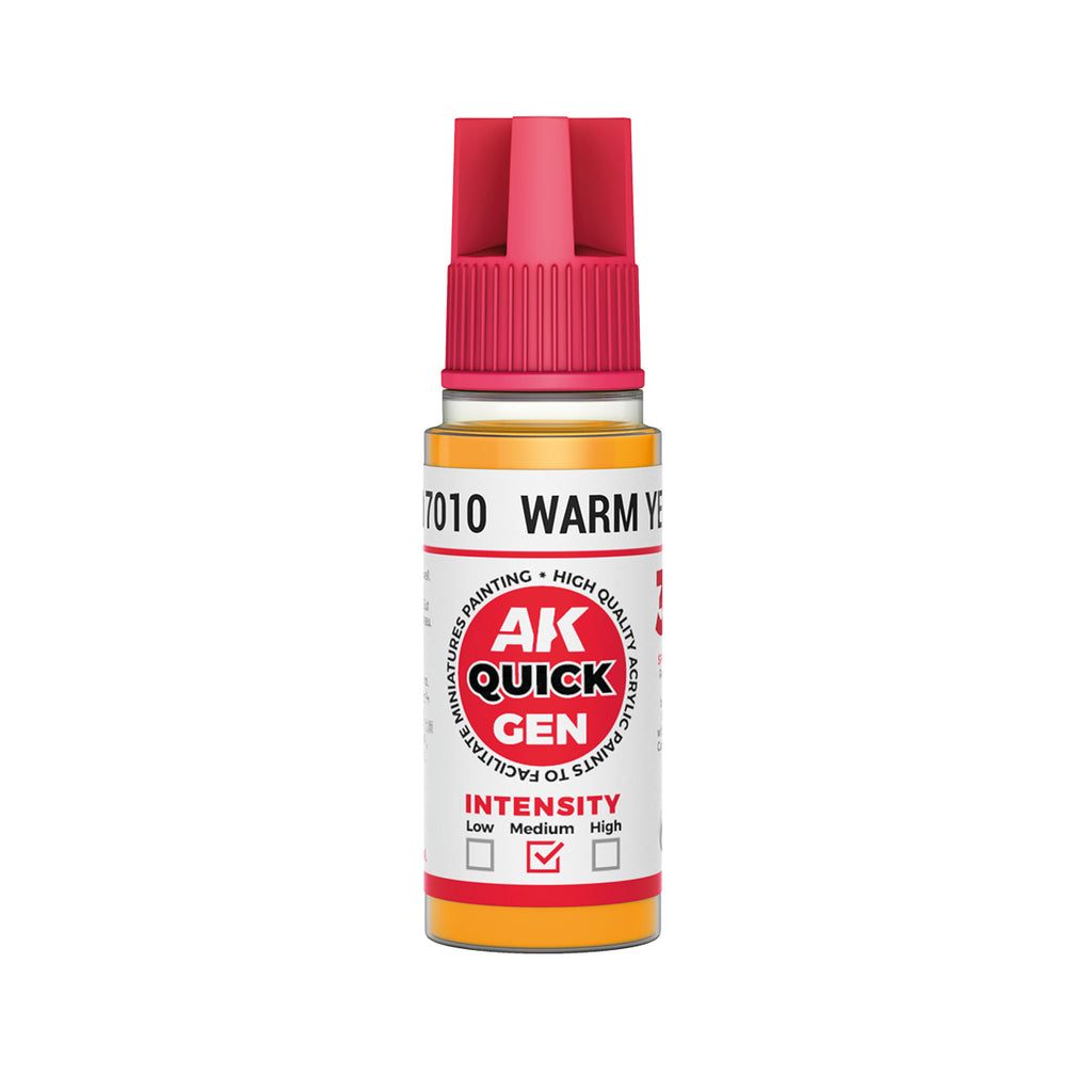 AK Interactive Quickgen Speed Paint | One-Coat Acrylics | 80+ Colours | Auto-Shading Matte Miniature Paints