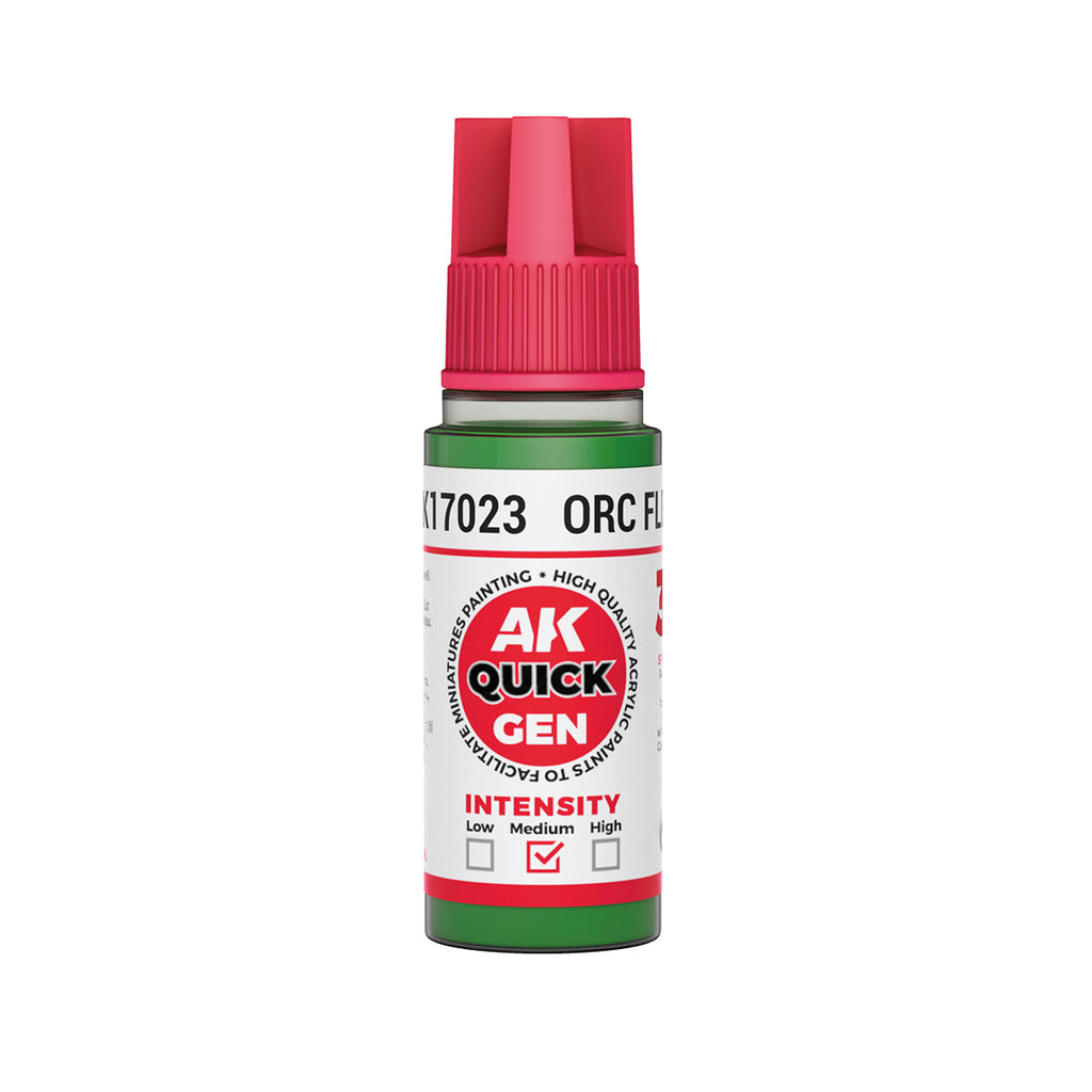 AK Interactive Quickgen Speed Paint | One-Coat Acrylics | 80+ Colours | Auto-Shading Matte Miniature Paints