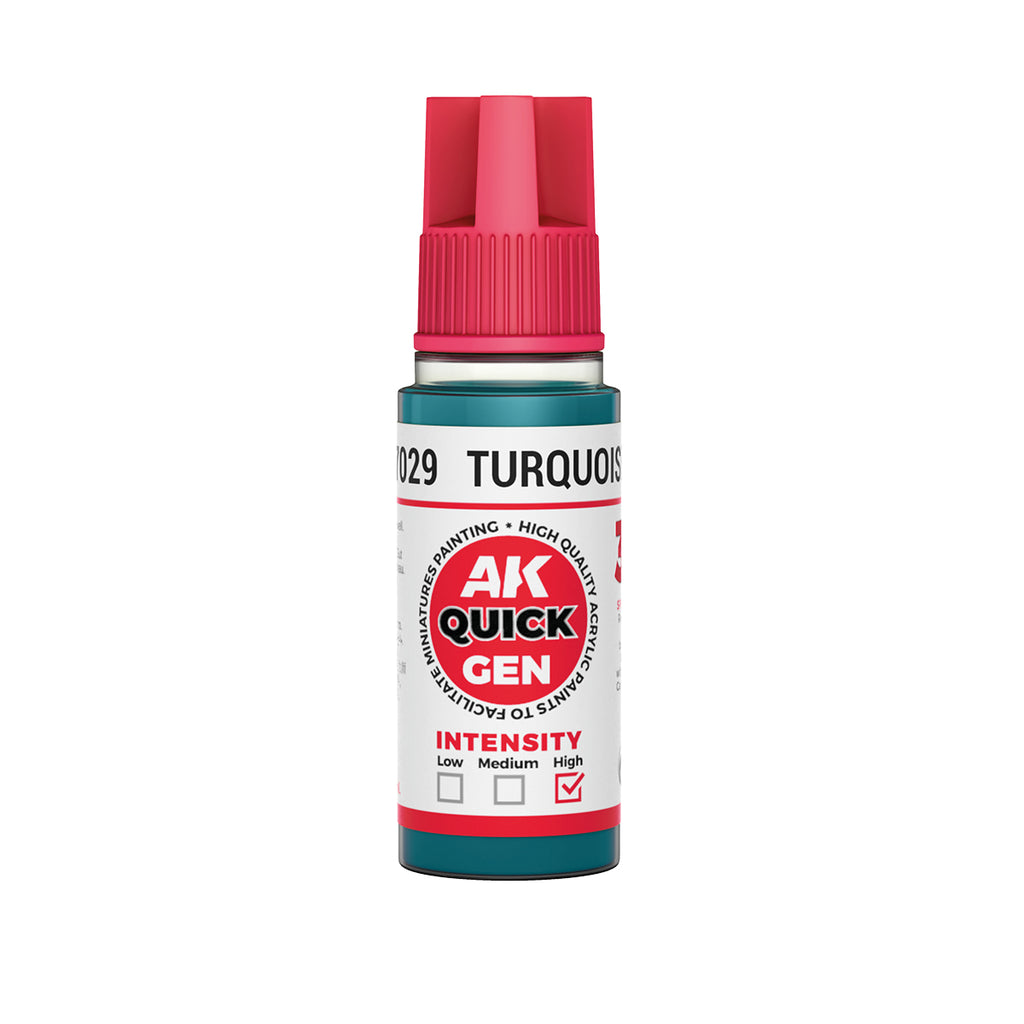 AK Interactive Quickgen Speed Paint | One-Coat Acrylics | 80+ Colours | Auto-Shading Matte Miniature Paints
