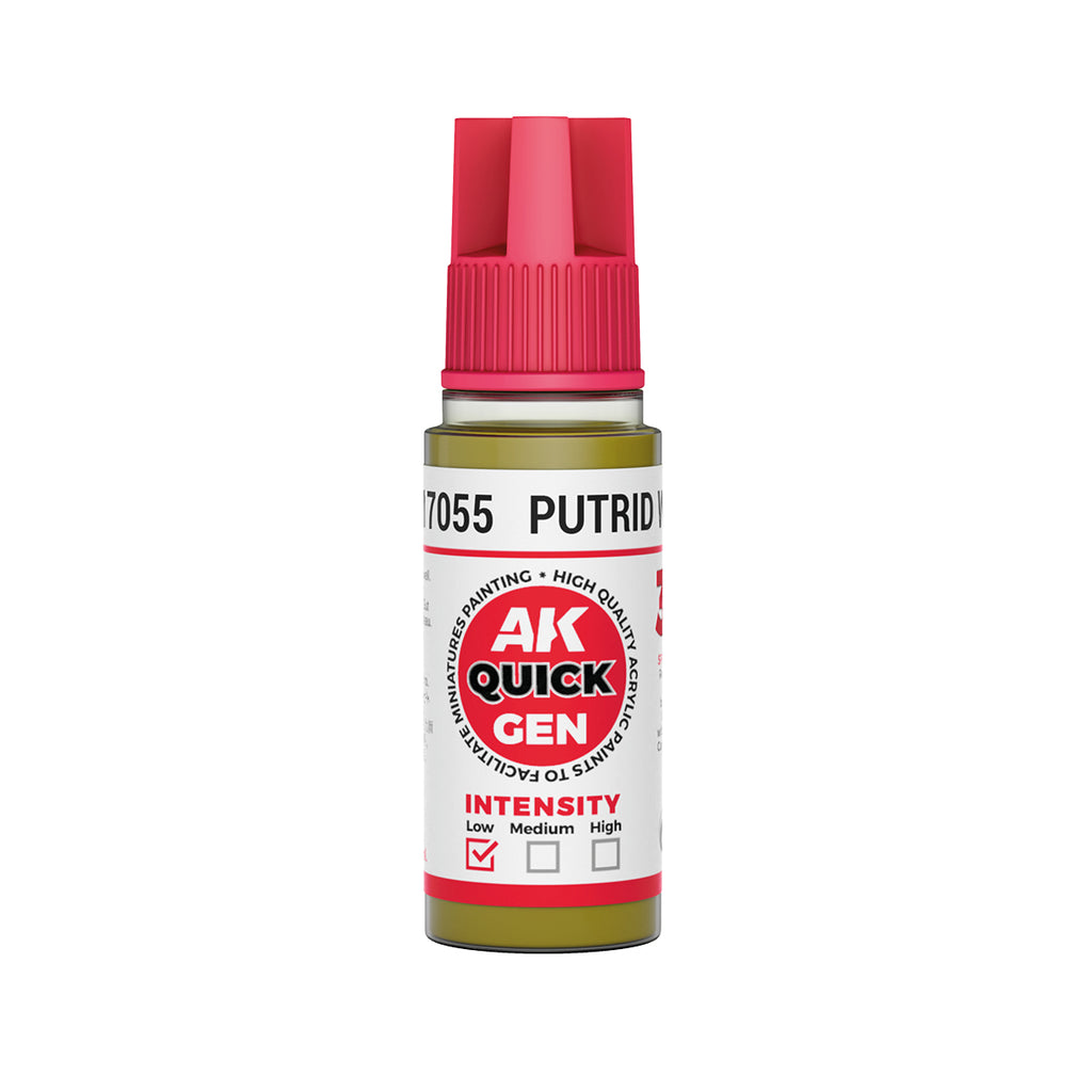 AK Interactive Quickgen Speed Paint | One-Coat Acrylics | 80+ Colours | Auto-Shading Matte Miniature Paints