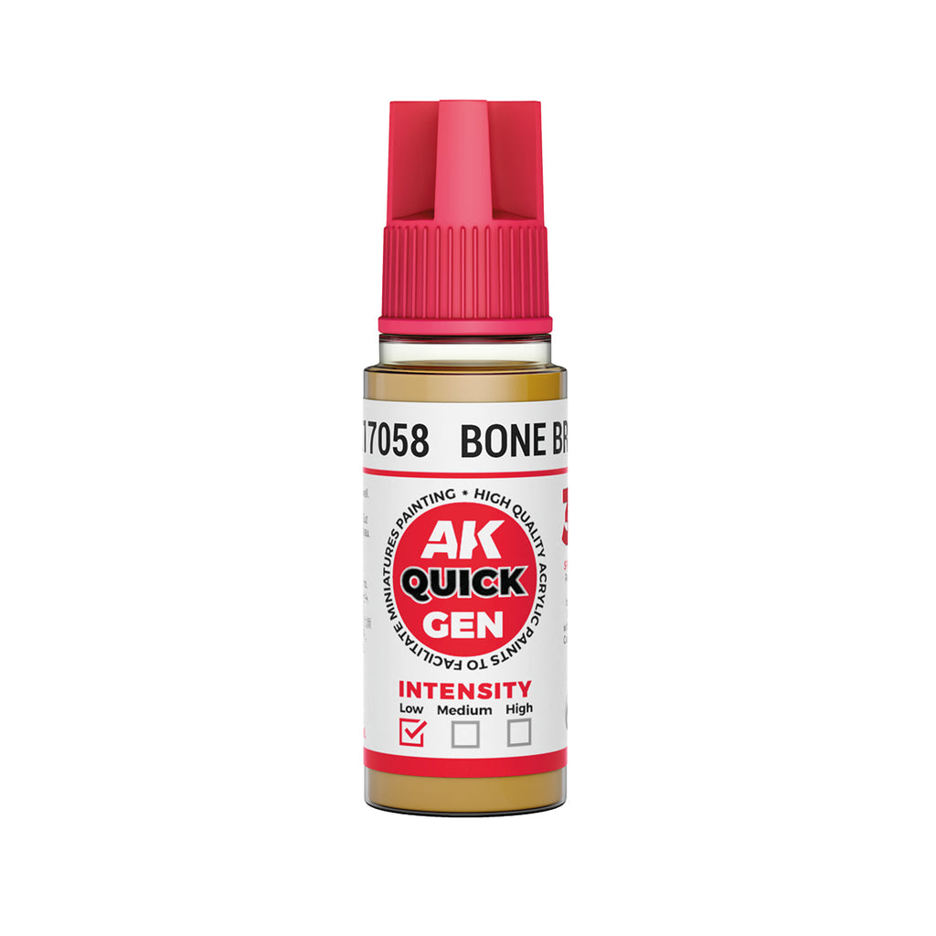 AK Interactive Quickgen Speed Paint | One-Coat Acrylics | 80+ Colours | Auto-Shading Matte Miniature Paints