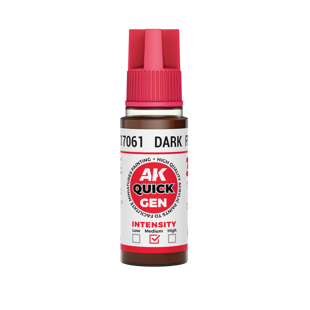 AK Interactive Quickgen Speed Paint | One-Coat Acrylics | 80+ Colours | Auto-Shading Matte Miniature Paints