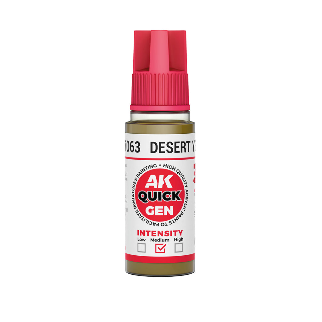 AK Interactive Quickgen Speed Paint | One-Coat Acrylics | 80+ Colours | Auto-Shading Matte Miniature Paints