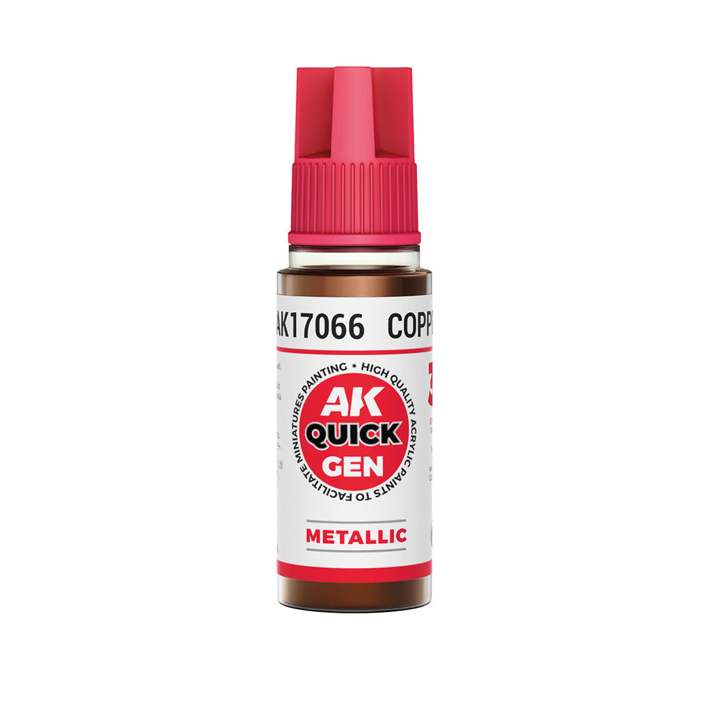 AK Interactive Quickgen Speed Paint | One-Coat Acrylics | 80+ Colours | Auto-Shading Matte Miniature Paints