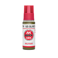 AK Interactive Quickgen Speed Paint | One-Coat Acrylics | 80+ Colours | Auto-Shading Matte Miniature Paints
