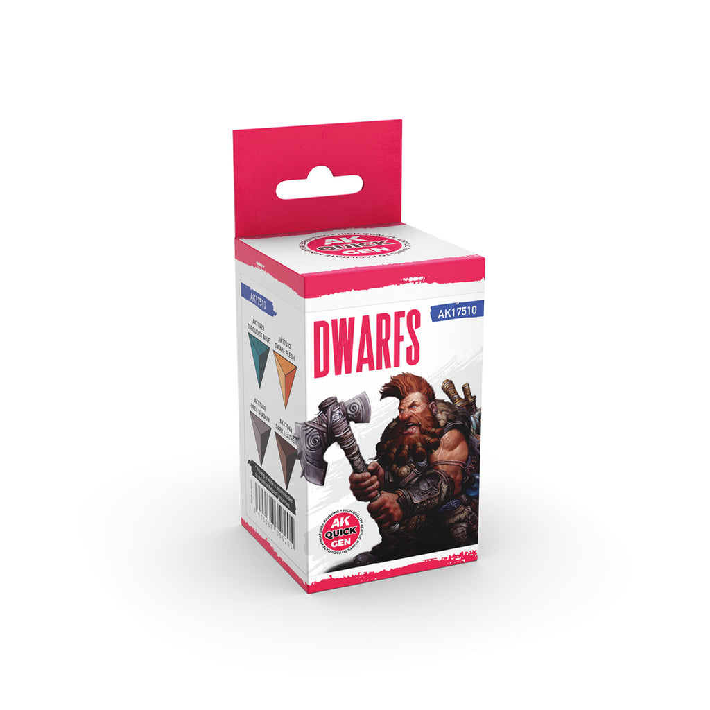 AK Interactive Quickgen Paint Sets 18ml | WWII, Fantasy, Skins & Metallics