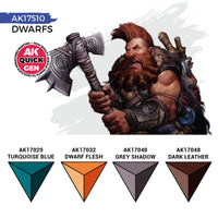 AK Interactive Quickgen Paint Sets 18ml | WWII, Fantasy, Skins & Metallics
