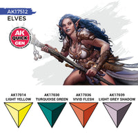 AK Interactive Quickgen Paint Sets 18ml | WWII, Fantasy, Skins & Metallics
