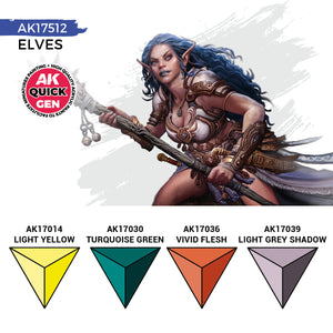AK Interactive Quickgen Paint Sets 18ml | WWII, Fantasy, Skins & Metallics
