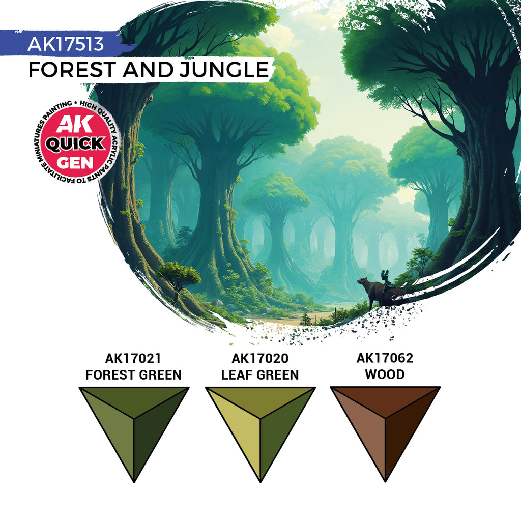 AK Interactive Quickgen Paint Sets 18ml | WWII, Fantasy, Skins & Metallics