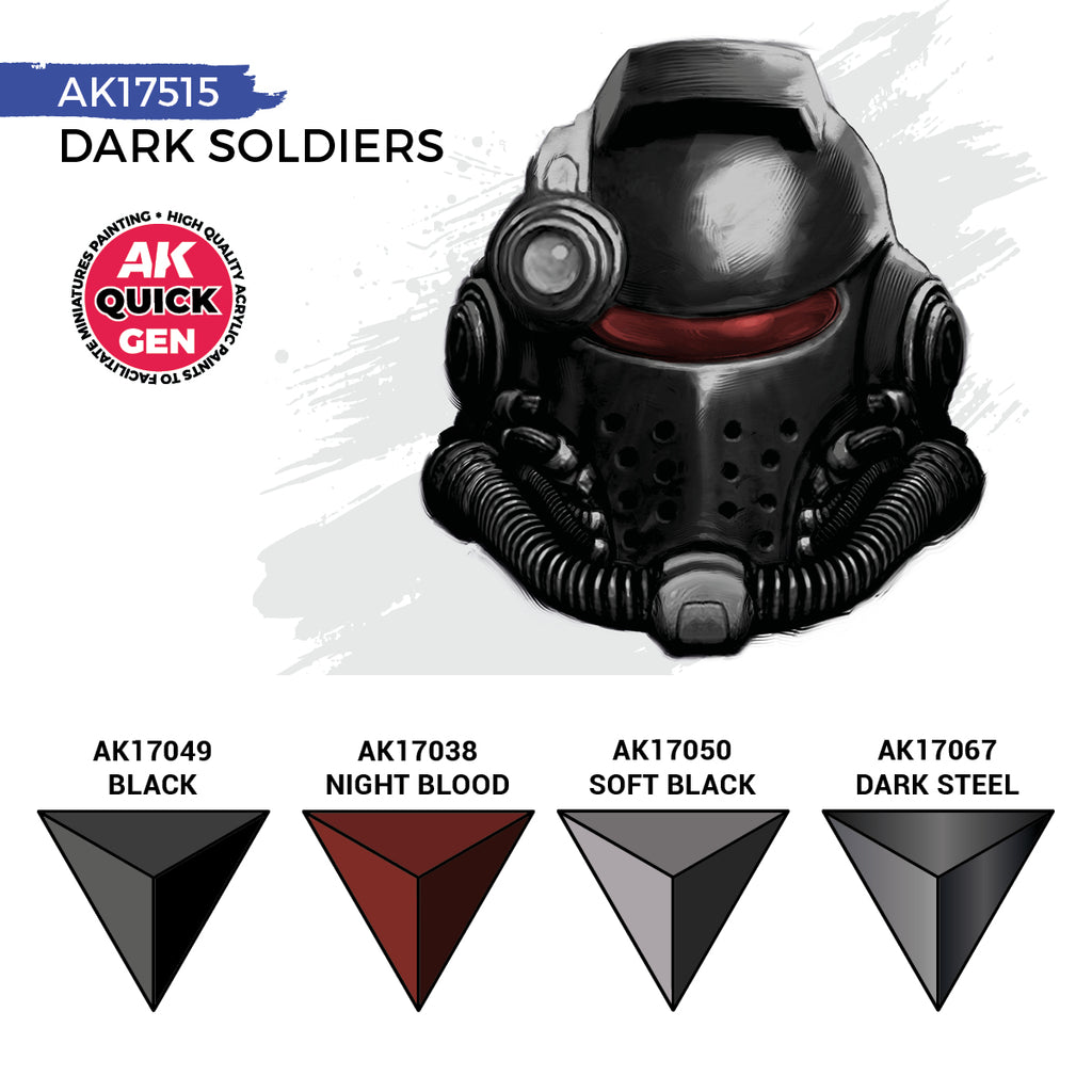 AK Interactive Quickgen Paint Sets 18ml | WWII, Fantasy, Skins & Metallics