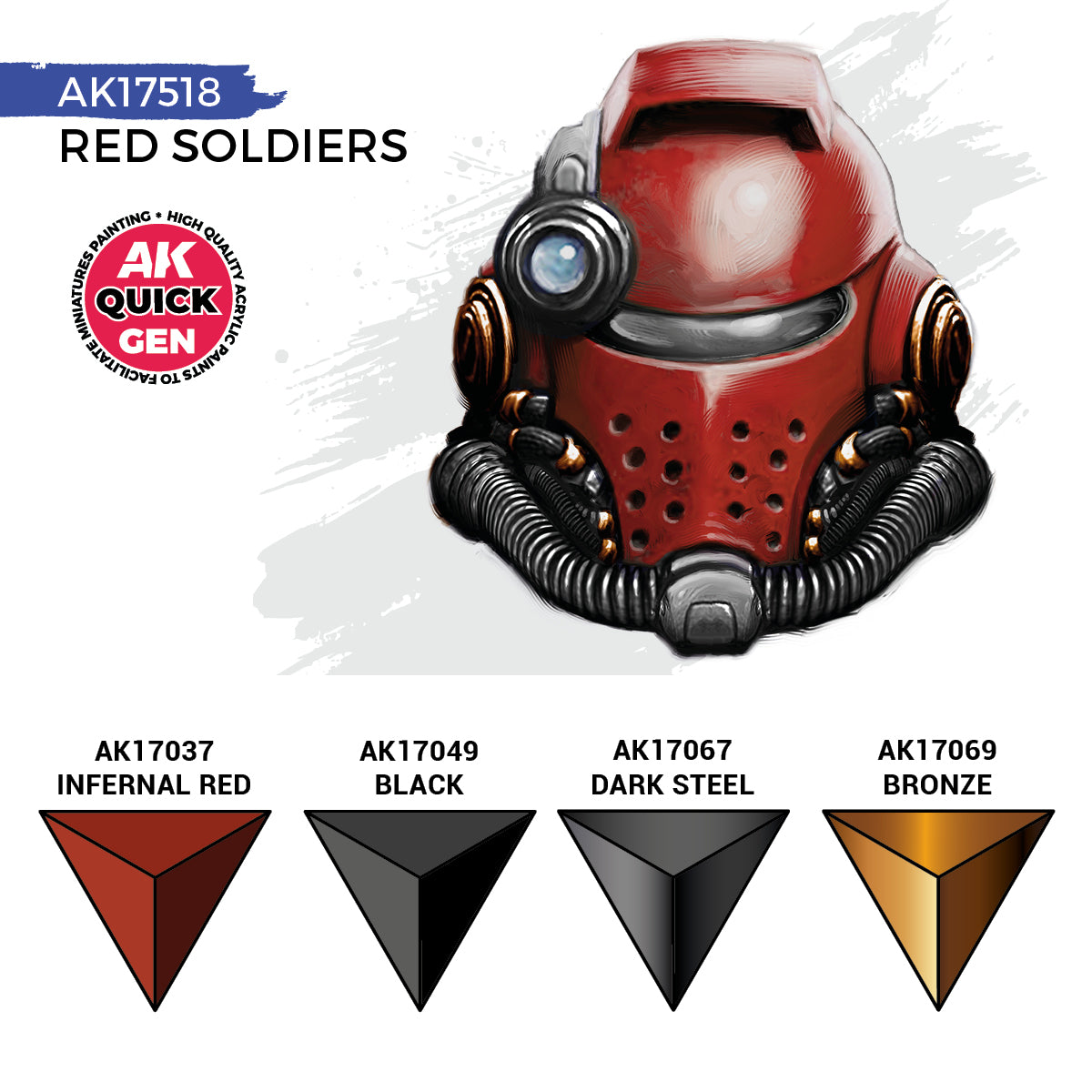 AK Interactive Quickgen Paint Sets 18ml | WWII, Fantasy, Skins & Metallics