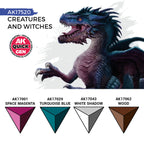 AK Interactive Quickgen Paint Sets 18ml | WWII, Fantasy, Skins & Metallics