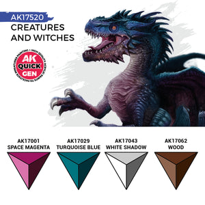 AK Interactive Quickgen Paint Sets 18ml | WWII, Fantasy, Skins & Metallics