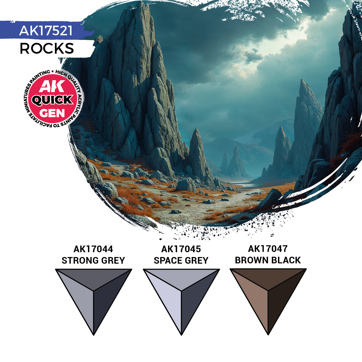 AK Interactive Quickgen Paint Sets 18ml | WWII, Fantasy, Skins & Metallics