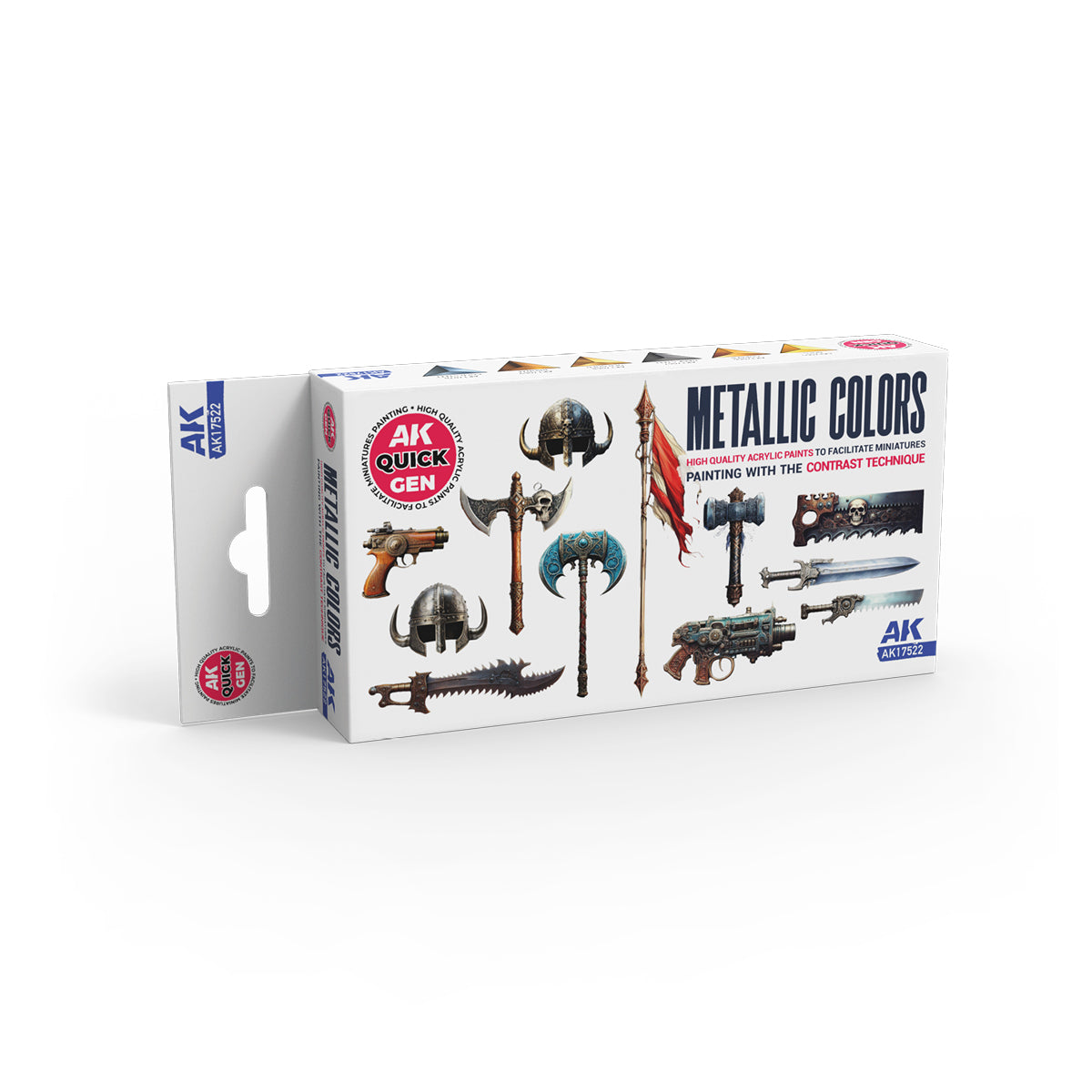 AK Interactive Quickgen Paint Sets 18ml | WWII, Fantasy, Skins & Metallics