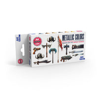 AK Interactive Quickgen Paint Sets 18ml | WWII, Fantasy, Skins & Metallics
