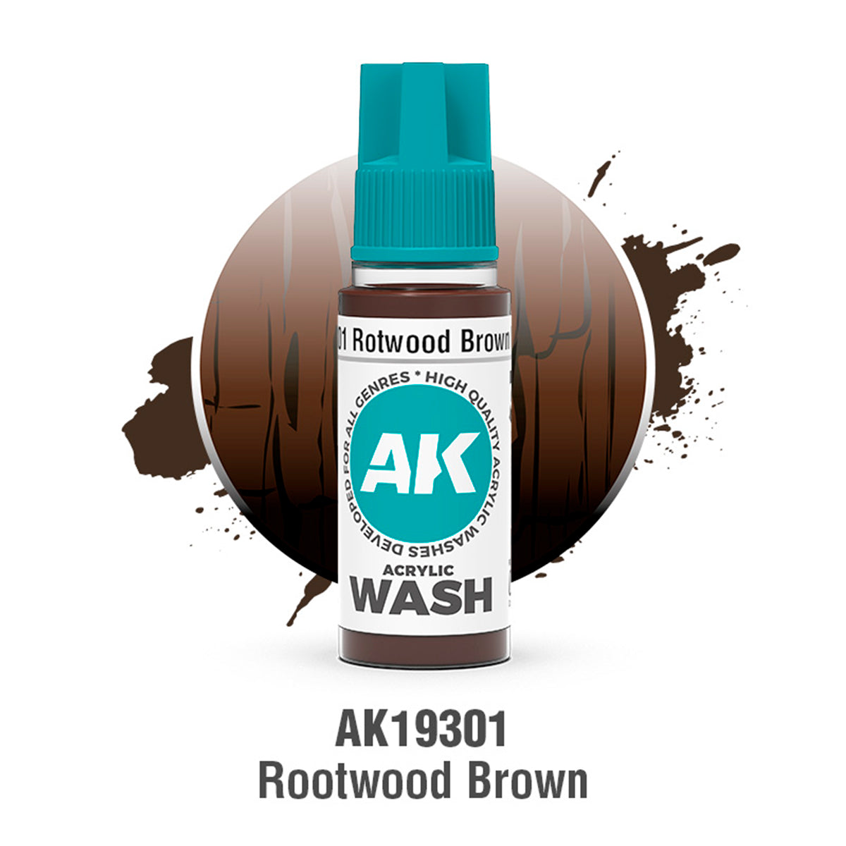 AK Interactive Acrylic Washes – Single Colours Range