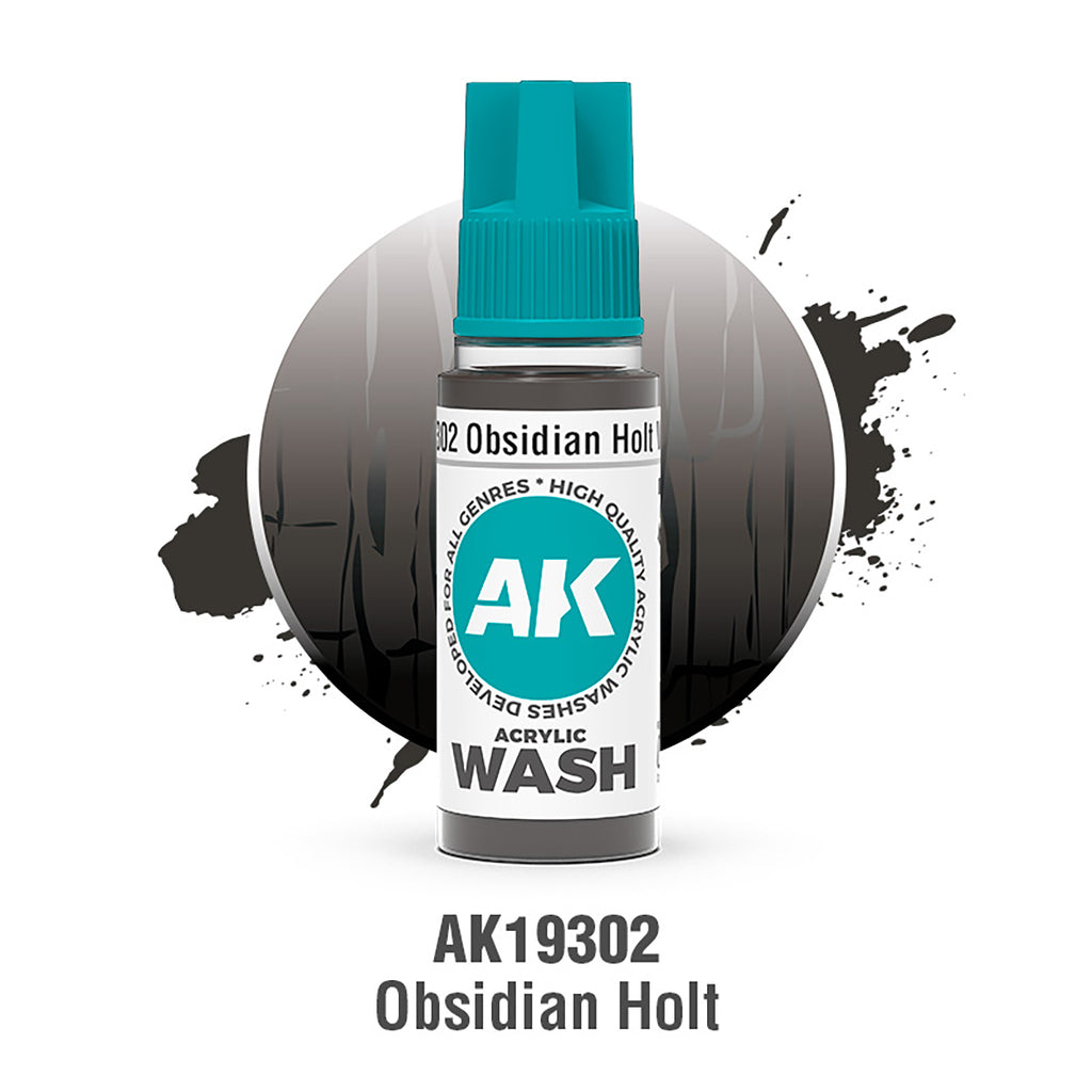 AK Interactive Acrylic Washes – Single Colours Range