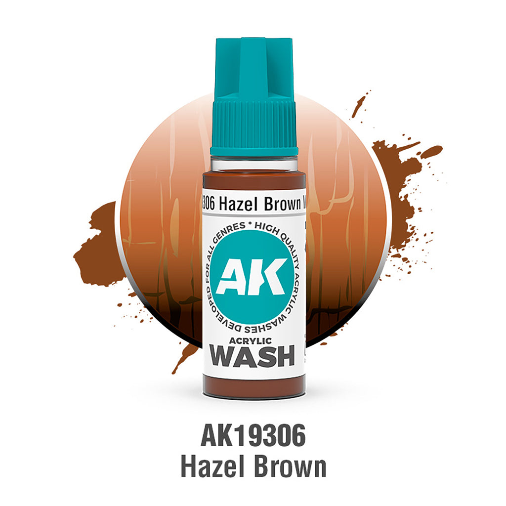 AK Interactive Acrylic Washes – Single Colours Range