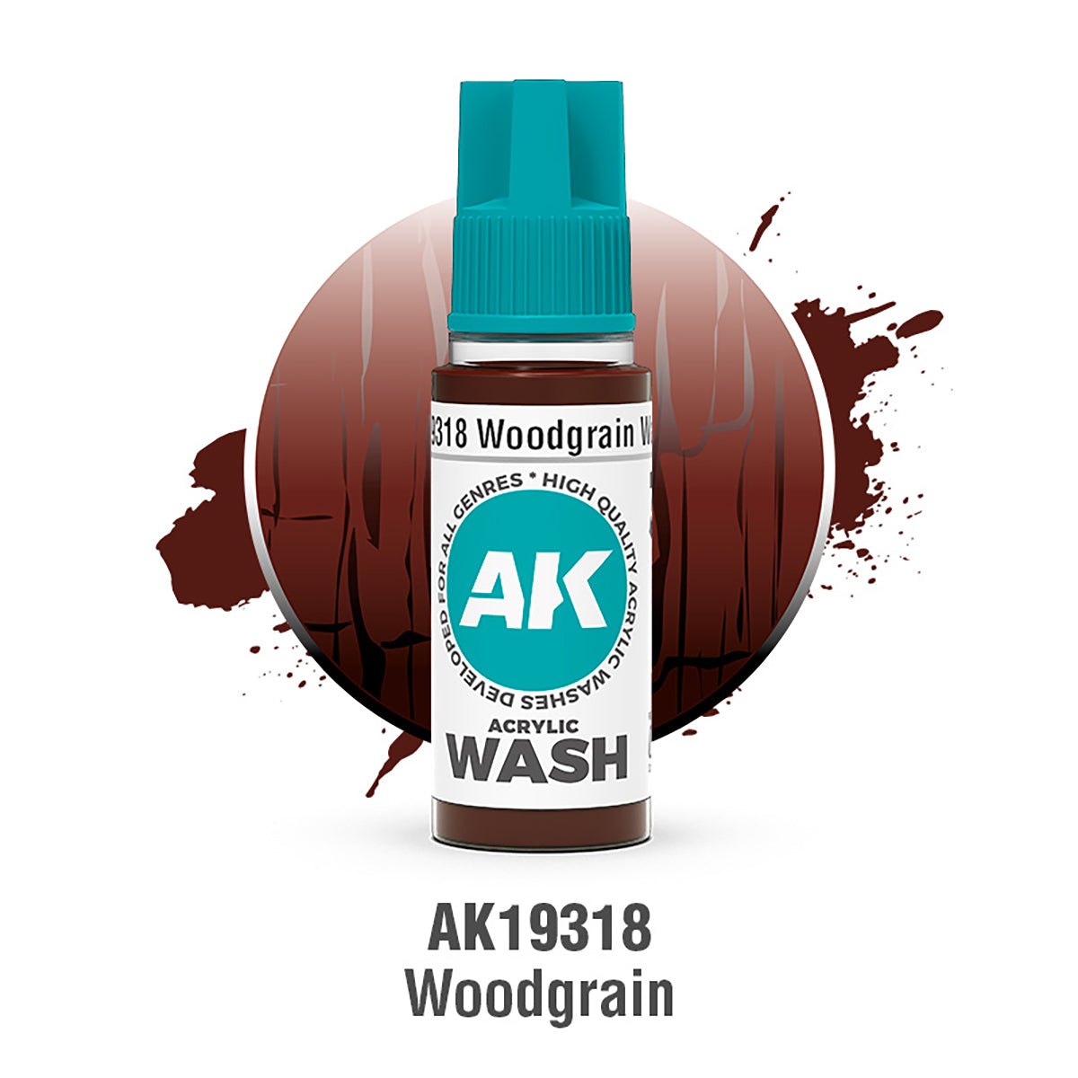 AK Interactive Acrylic Washes – Single Colours Range